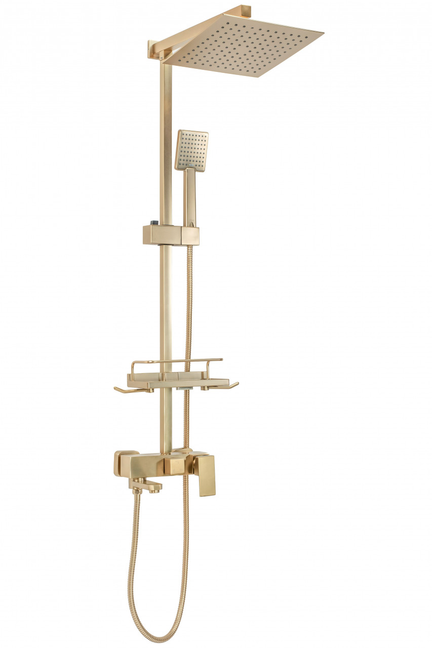 Poze Baterie pentru dus Jack auriu periat