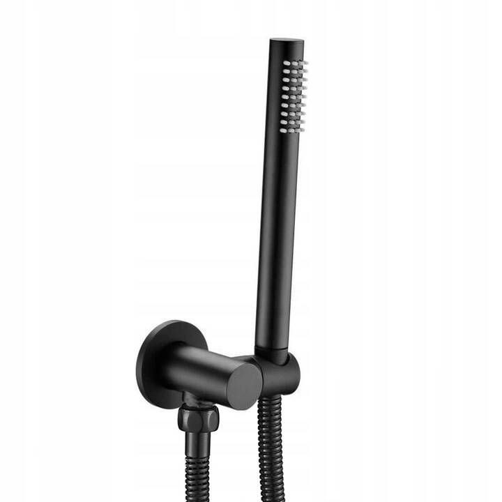 Poze Baterie pentru dus Lungo negru mat