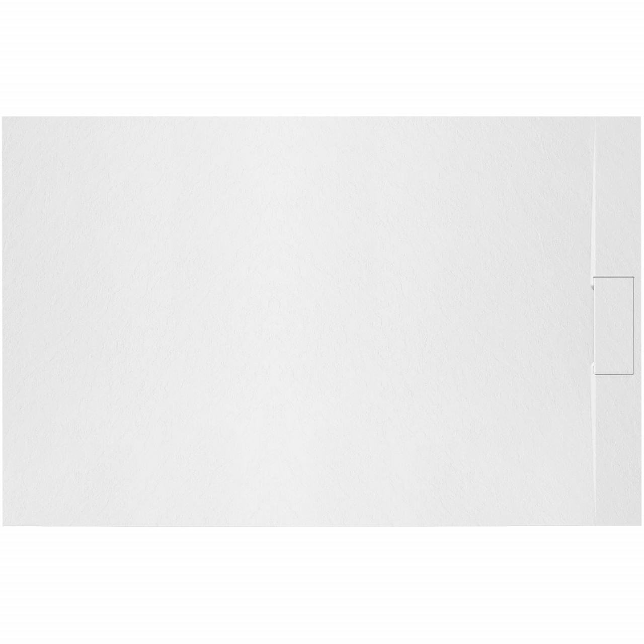 Poze Cadita pentru dus Bazalt alba 90x120