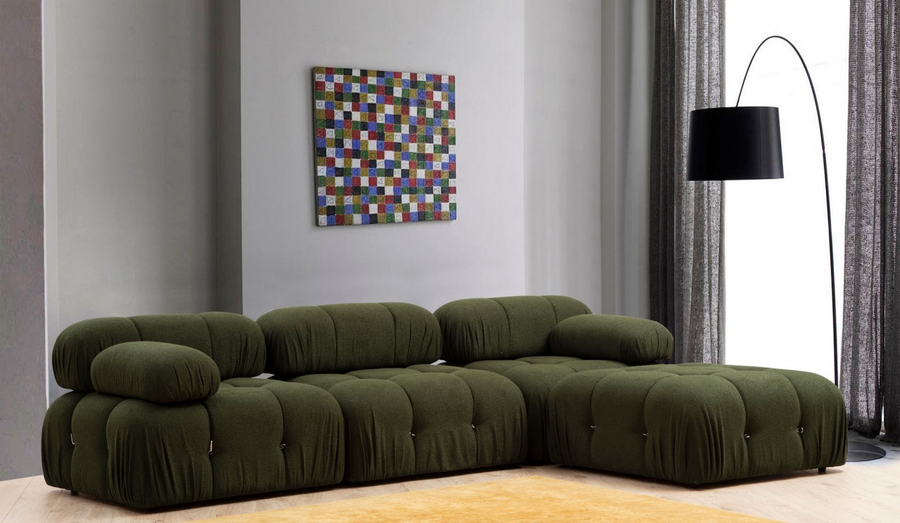 Poze Canapea 1 loc Bubble verde pe dreapta (modul)