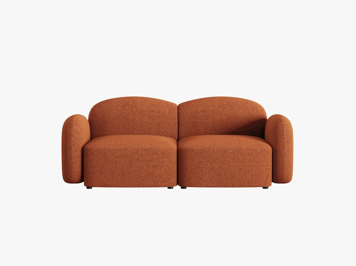 Poze Canapea 2 locuri Blair chenille L194 cm