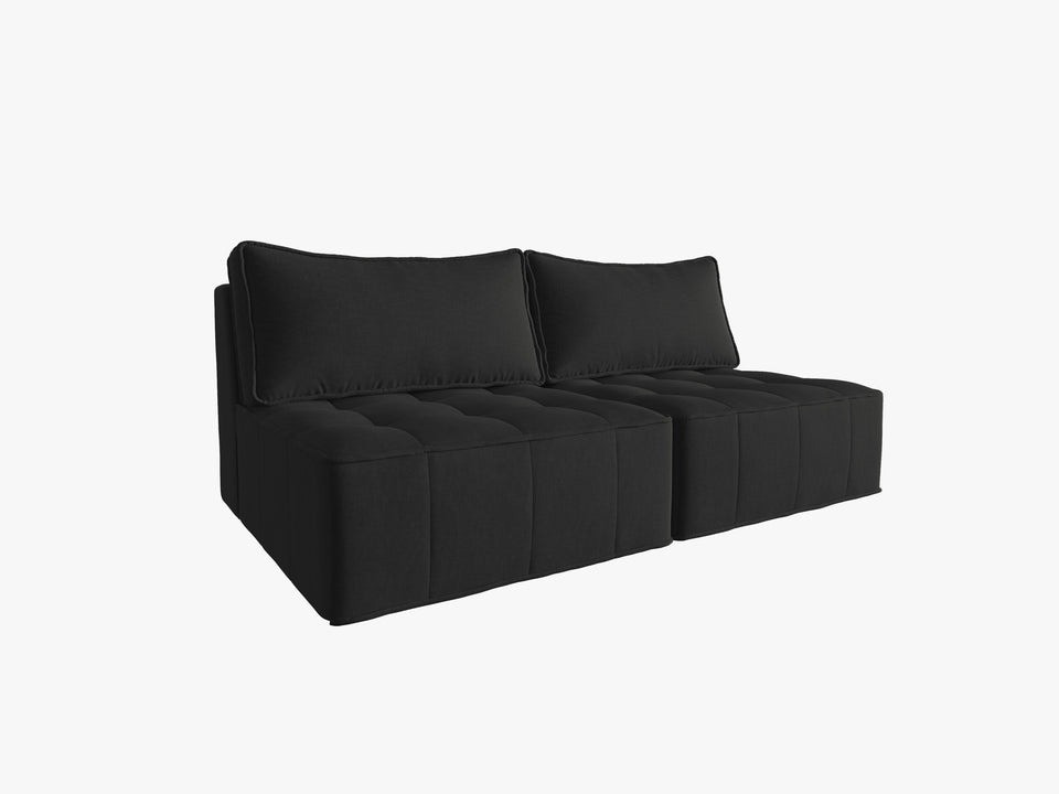 Poze Canapea 2 locuri fara brate Mike stofa L160 cm