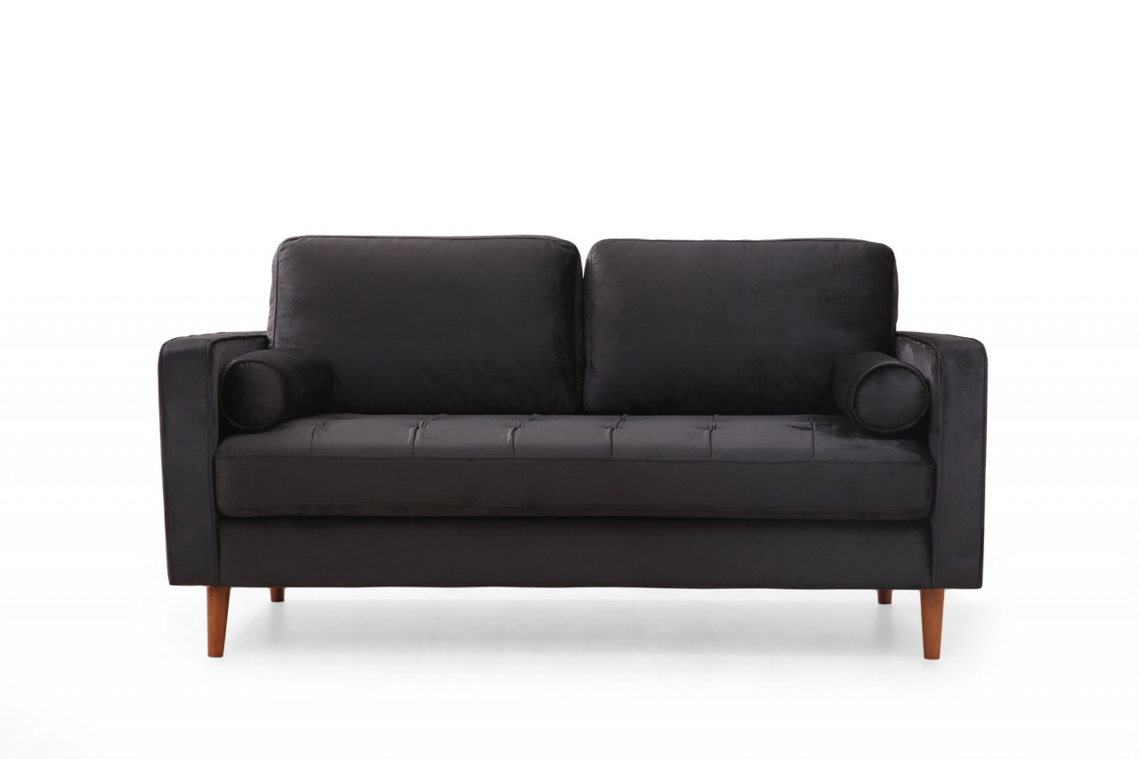 Poze Canapea 2 locuri Rome neagra