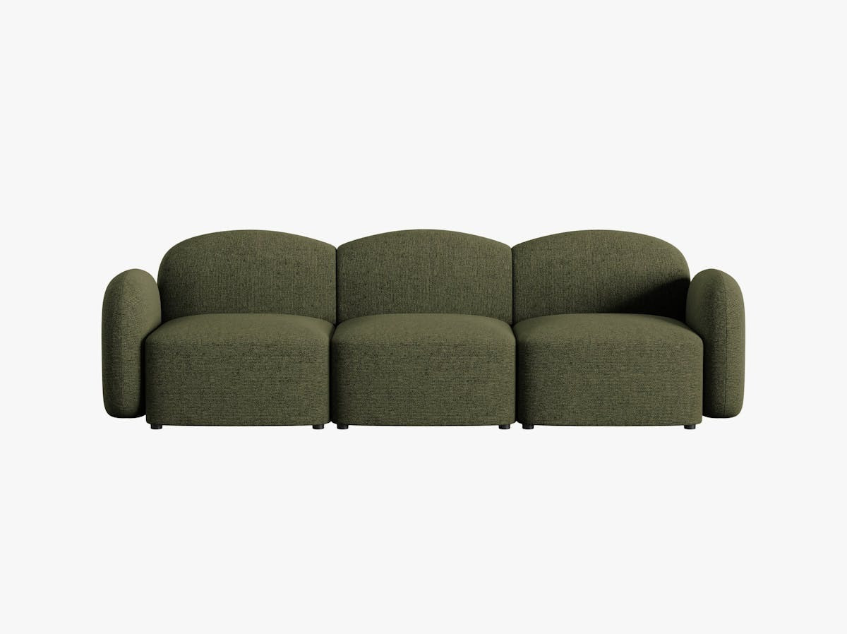 Poze Canapea 3 locuri Blair chenille L274 cm