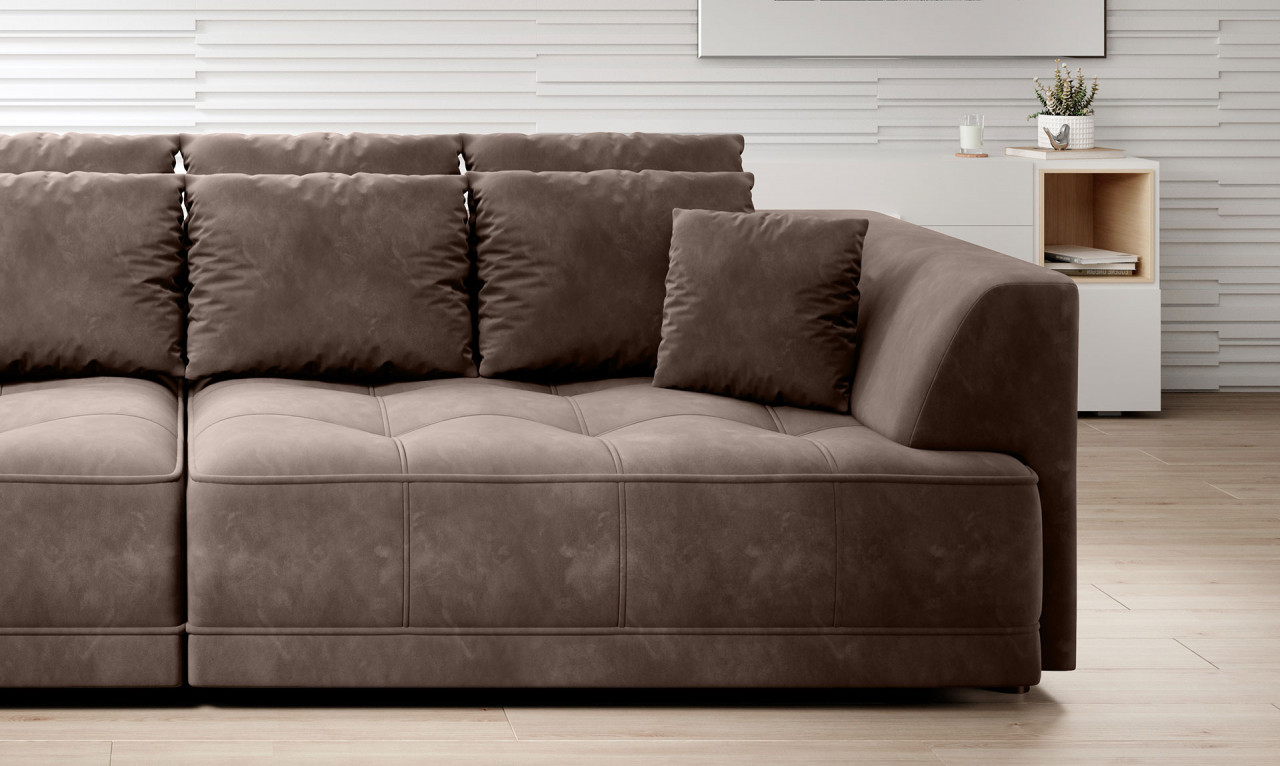 Poze Canapea cu reglaj electric Tiga Bigsofa L302 cm