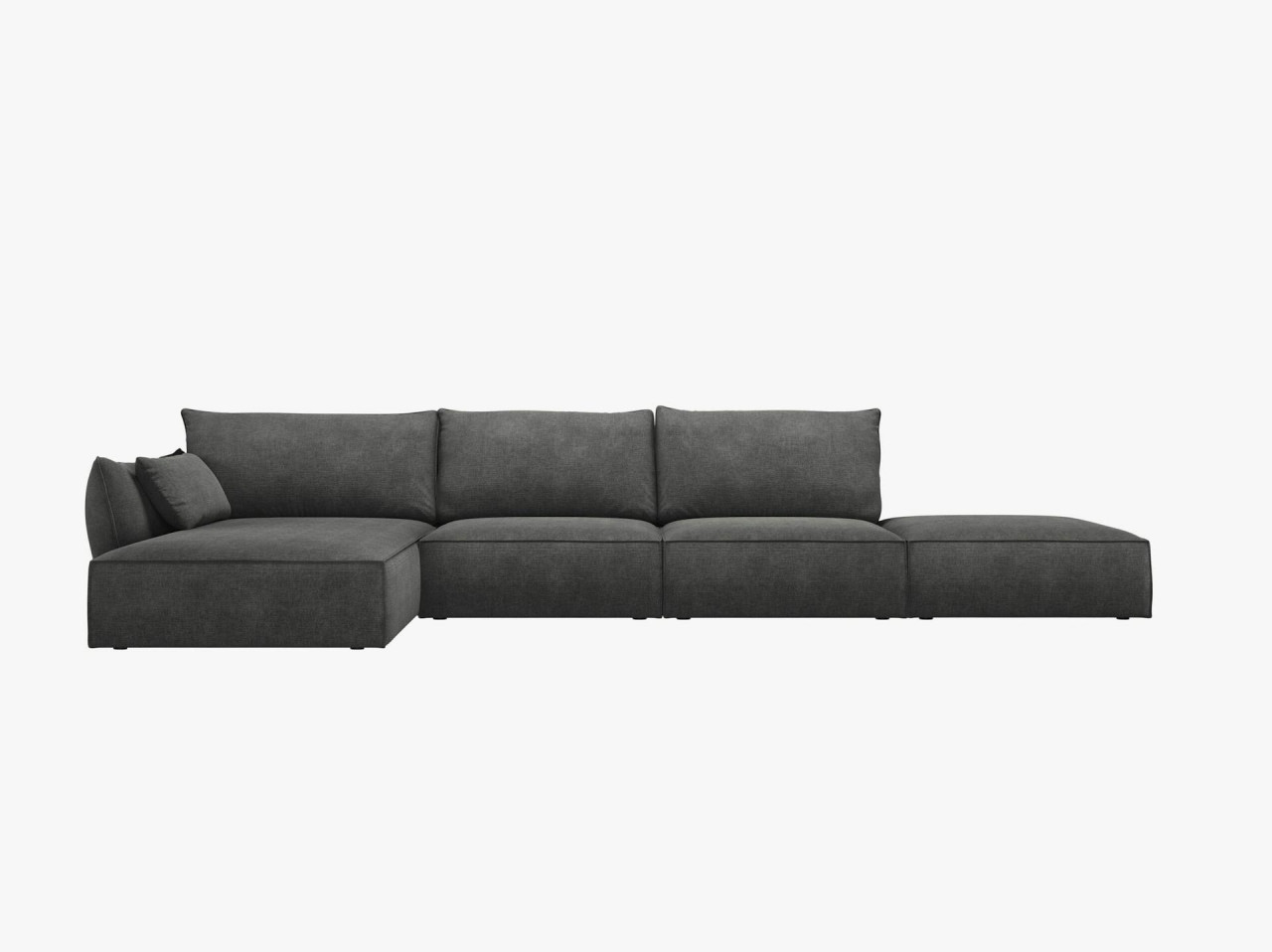 Poze Canapea deschisa 5 locuri Kaelle chenille L364 cm