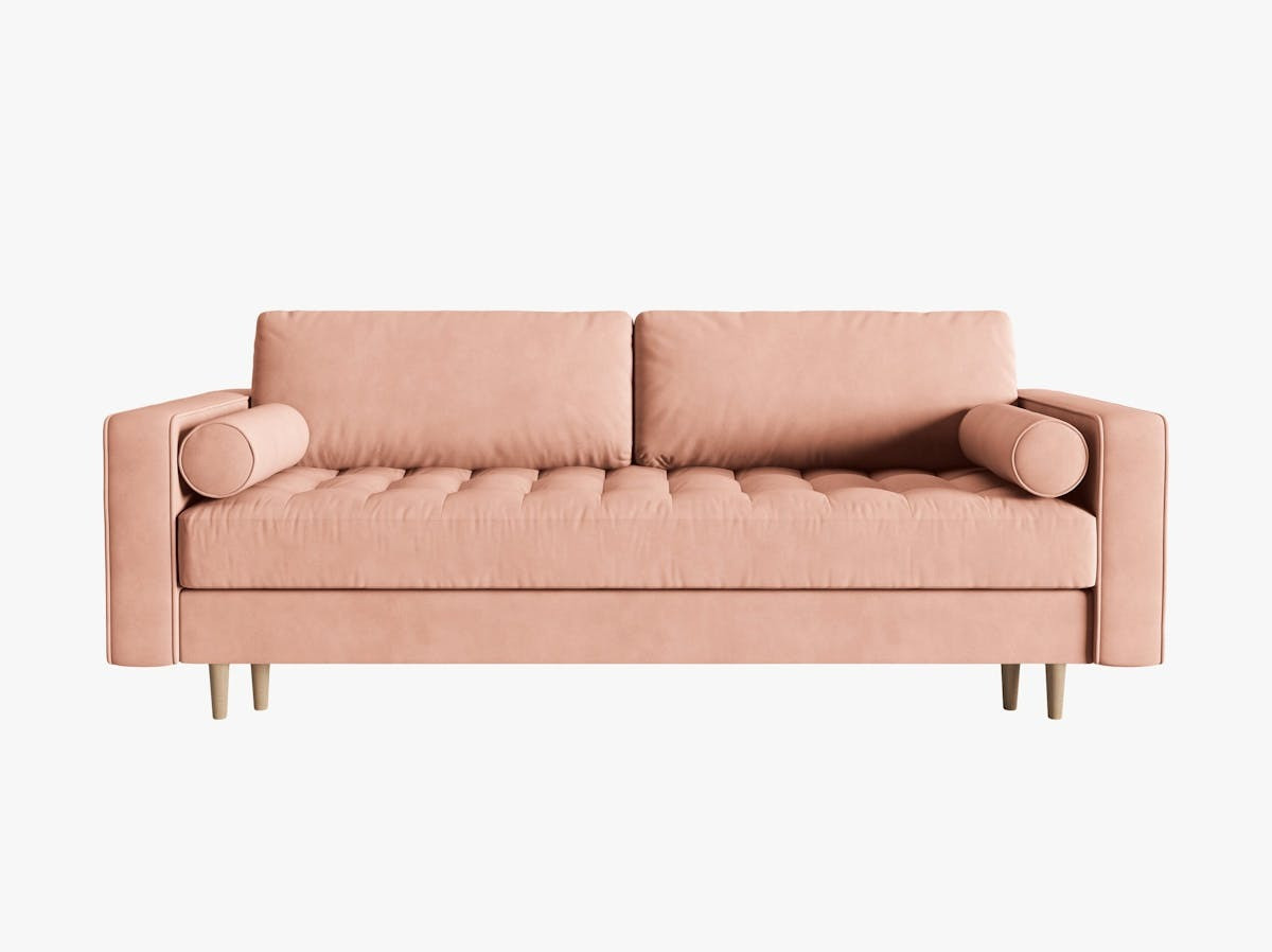 Poze Canapea extensibila 3 locuri Gobi catifea L225 cm