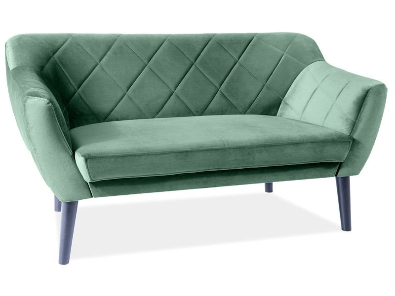Poze Canapea Karo 2 velvet verde Blu78/wenge