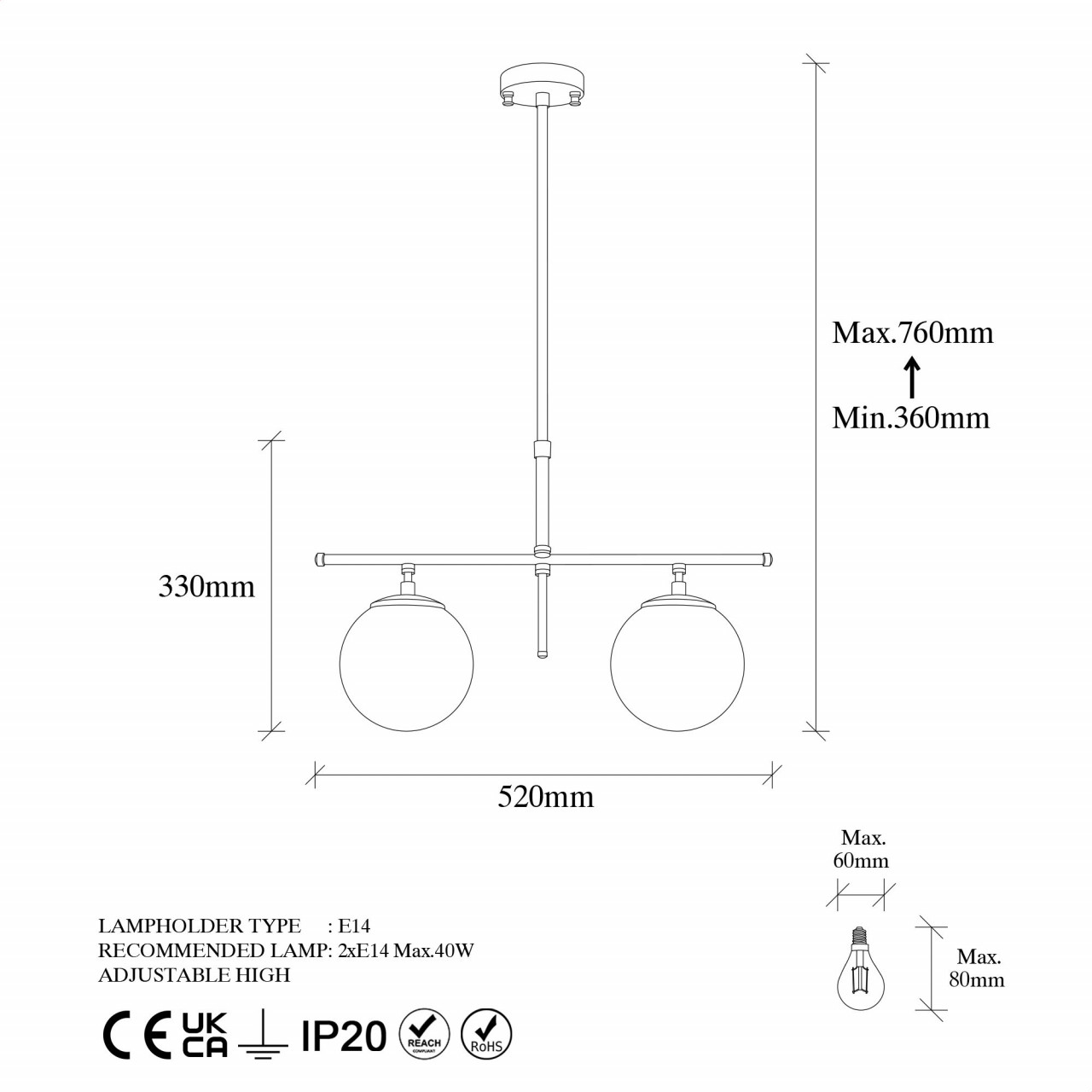 Poze Candelabru Roe - 10755