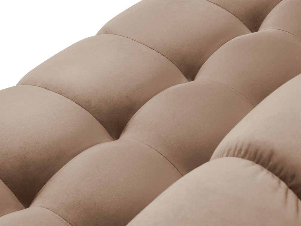Poze Coltar 9 locuri Bali velvet/picioare negre – L327 x l256 x h75
