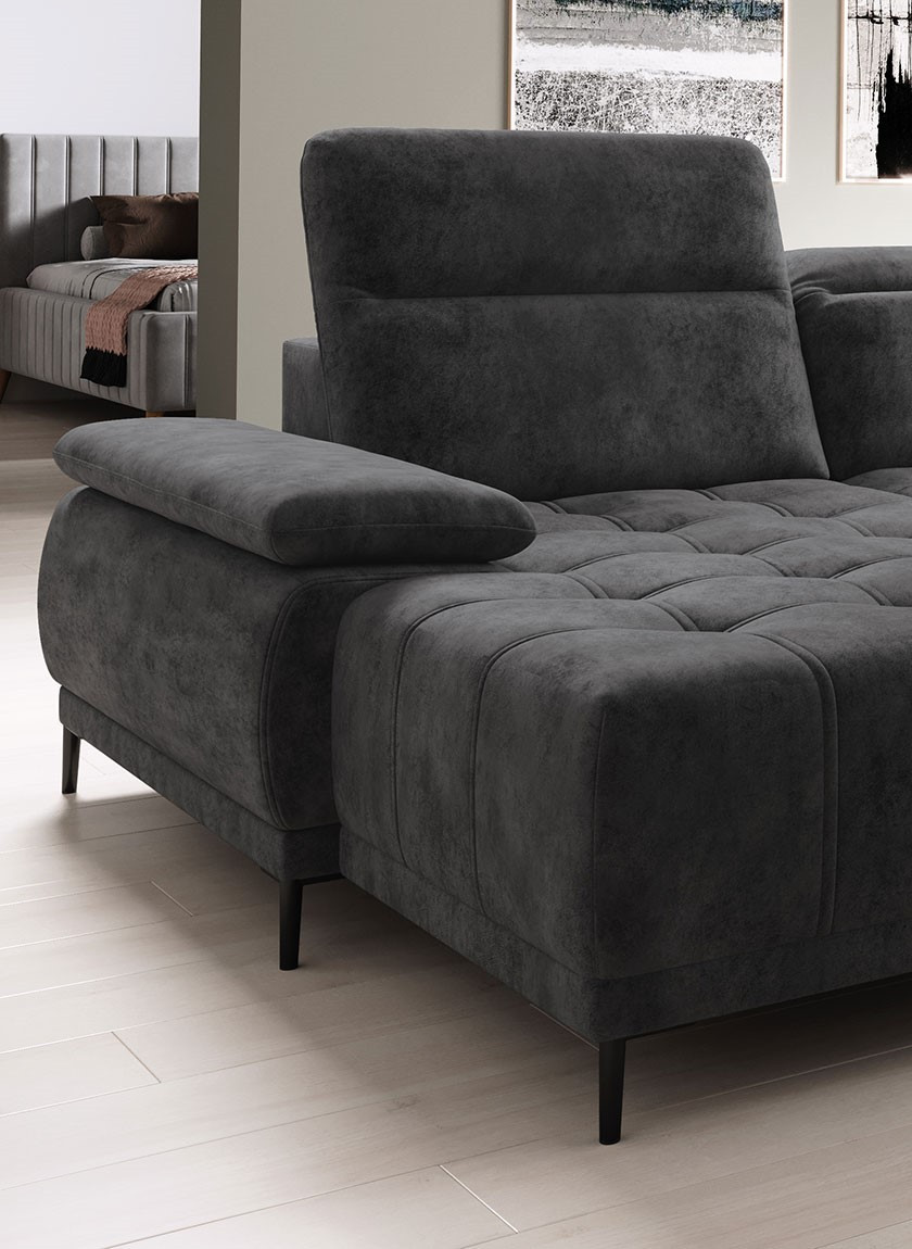 Poze Coltar cu reglaj electric Focus XL – L352 x l204 x h98 cm