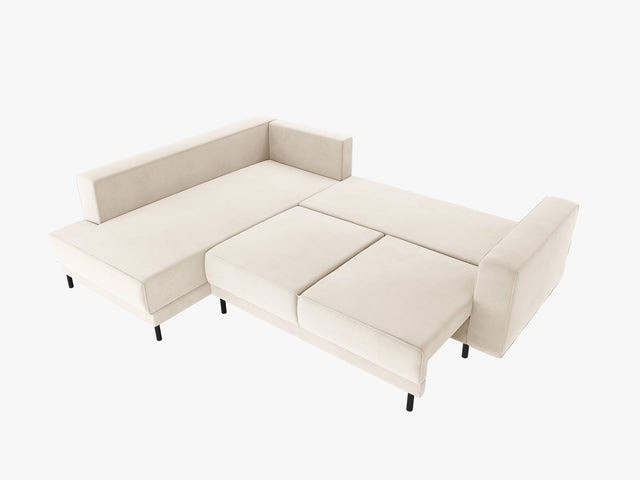 Poze Coltar extensibil 5 locuri Caro catifea L247 cm