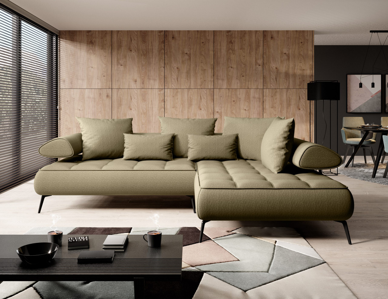 Coltar extensibil seledo l - l268 x l224 x h88 cm