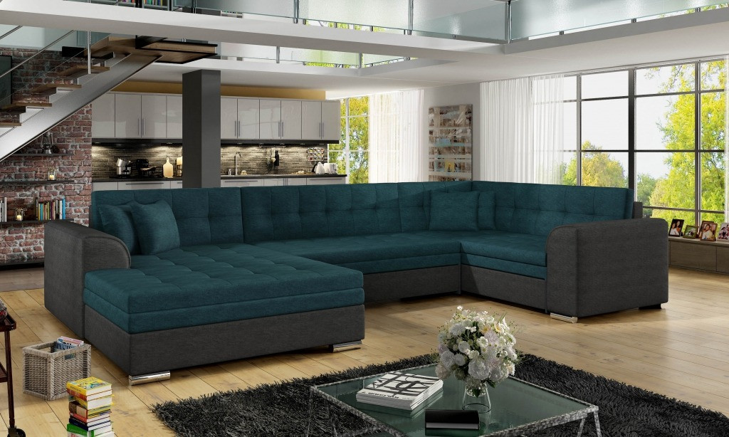 Poze Coltar living extensibil Damario – L340 x l190 x h73 cm