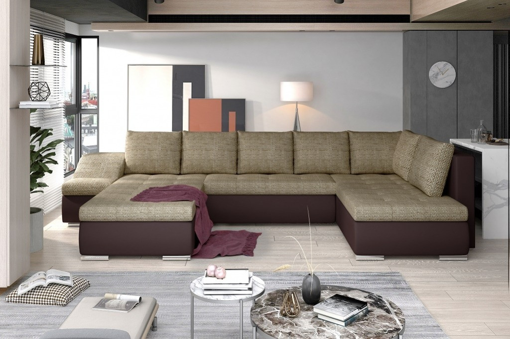 Poze Coltar living extensibil Giovanni – L340 x l200 x h88 cm