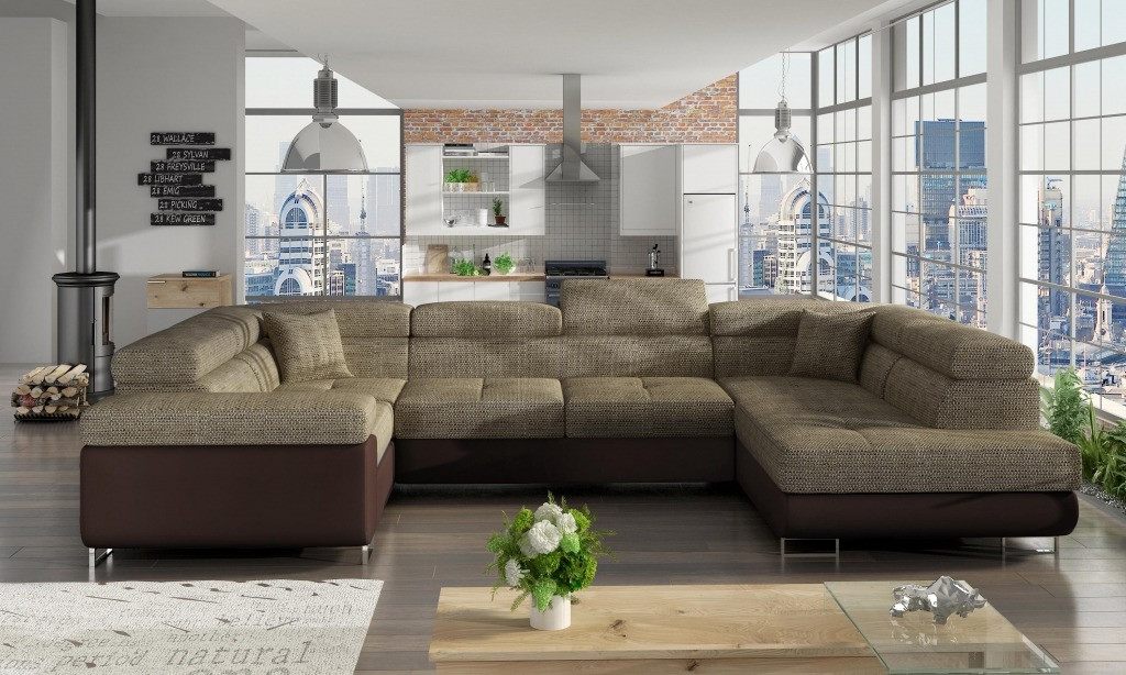 Poze Coltar living extensibil Letto – L340 x l202 x h90 cm