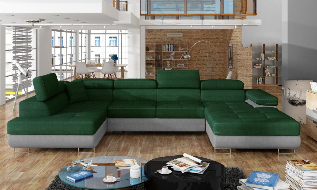 Poze Coltar living extensibil Rodrigo – L345 x l202 x h90 cm