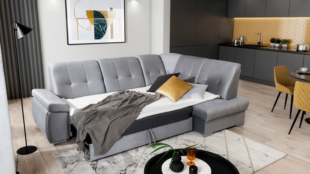 Poze Coltar living extensibil Sado – L272 x l192 x h95
