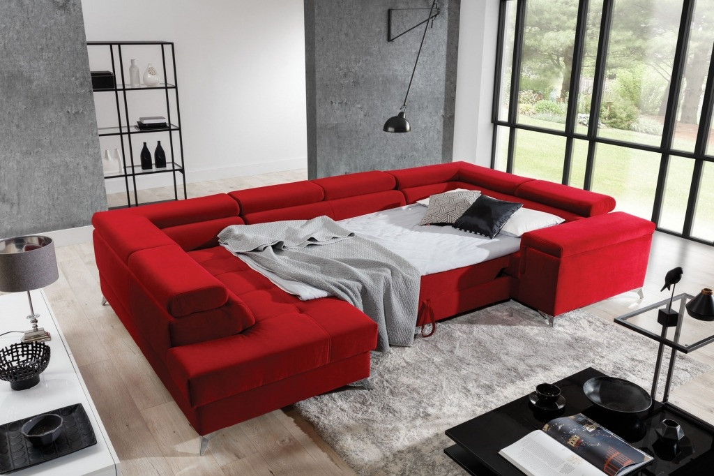 Poze Coltar living extensibil Thiago – L350 x l202 x h90 cm
