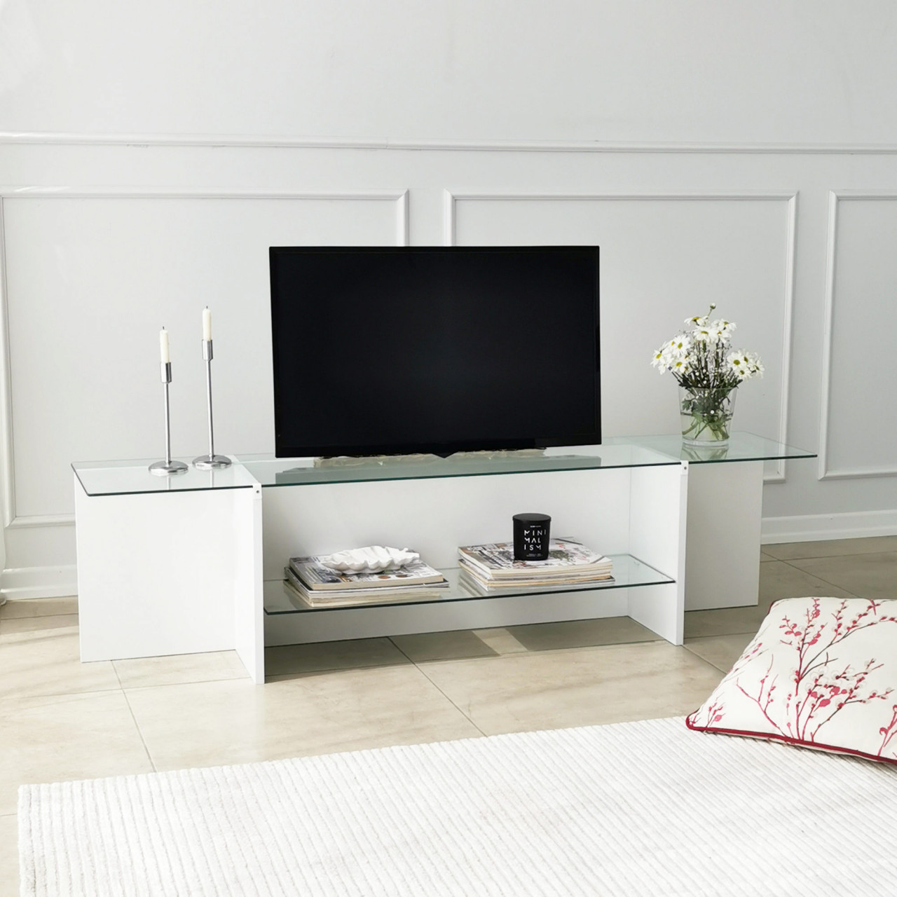 Poze Comoda TV Escape alba