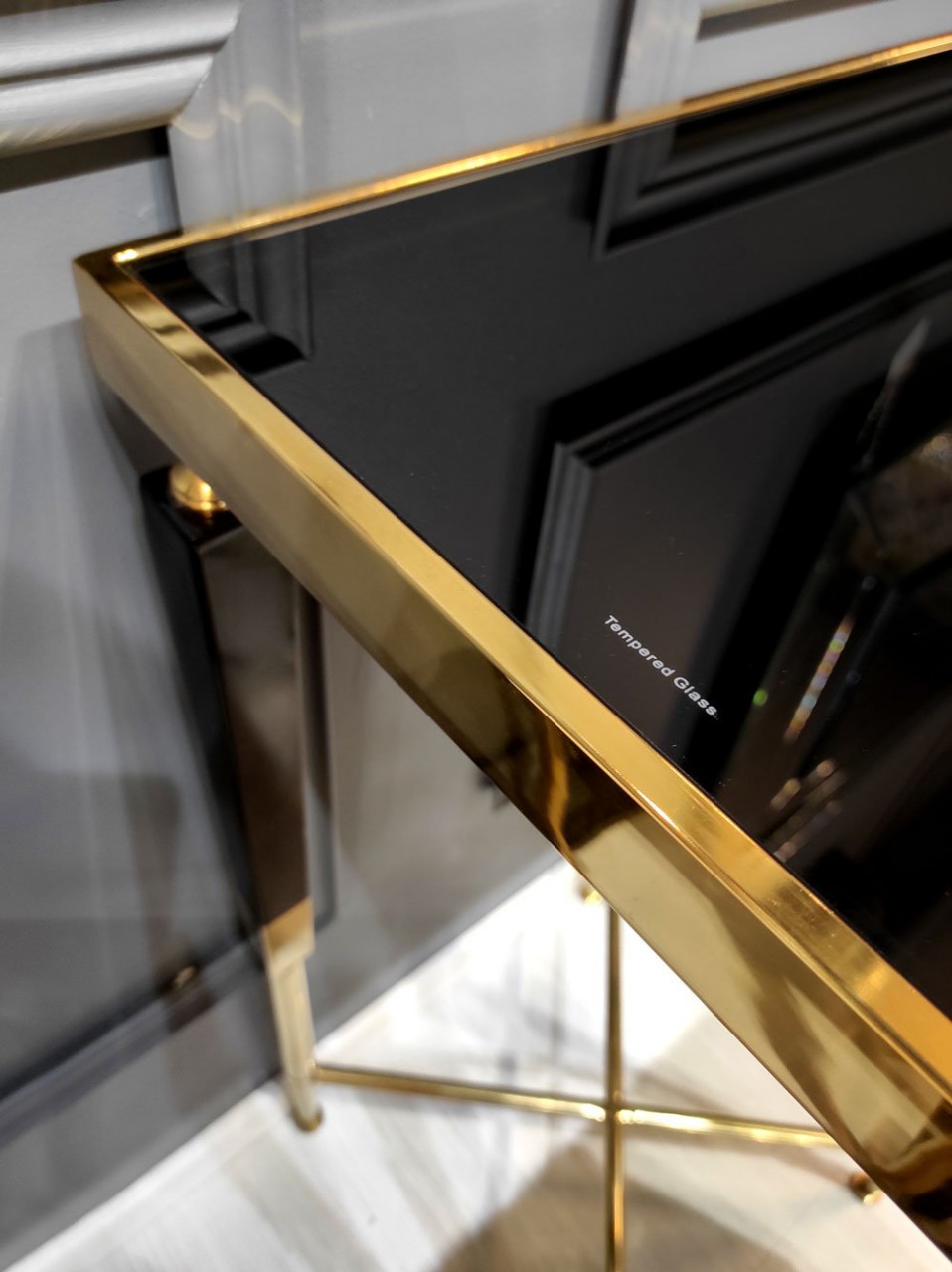 Poze Consola Monaco negru/gold – H85 cm