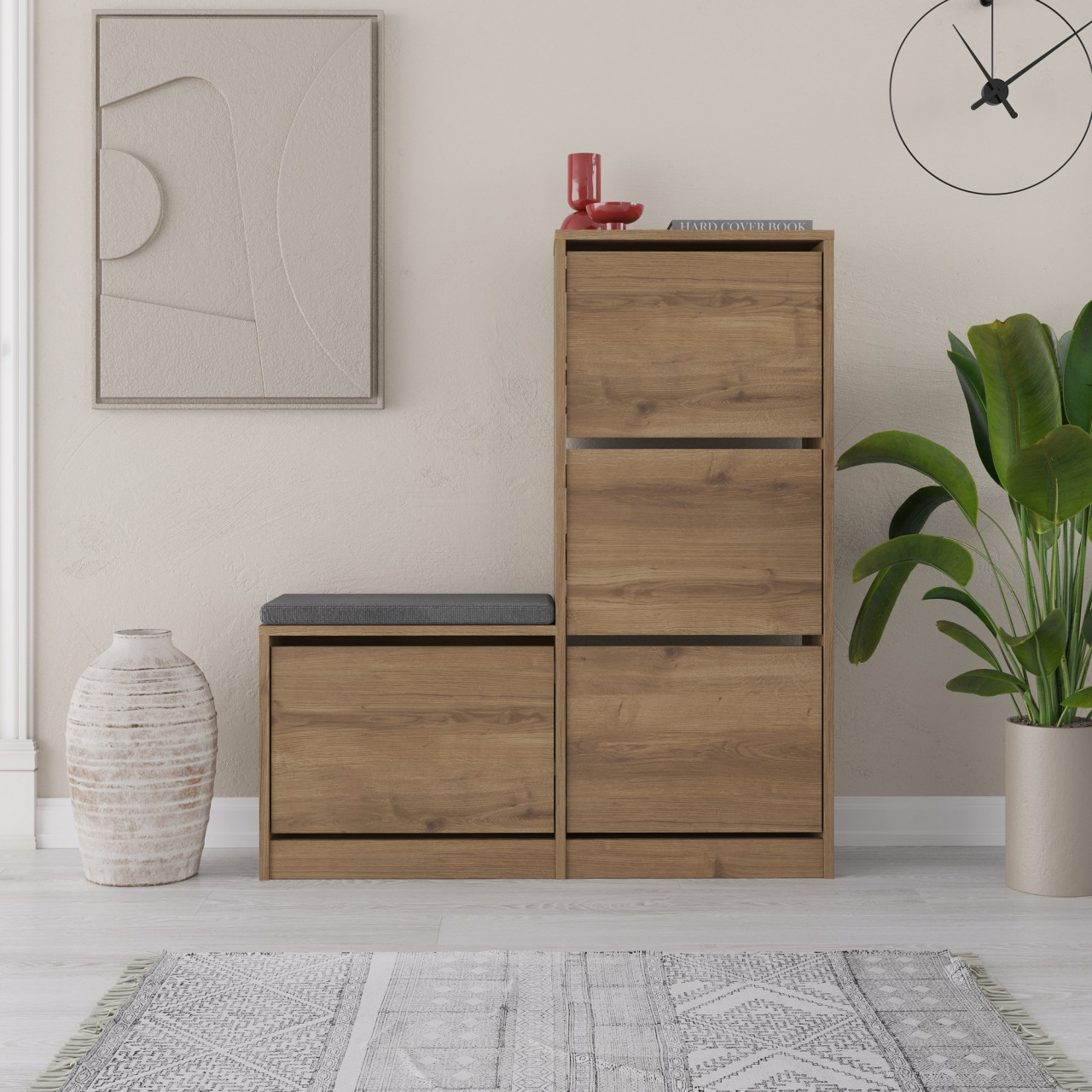Poze Dulap de incaltaminte MDF Dude - Hitit L105 cm - H118,5 cm