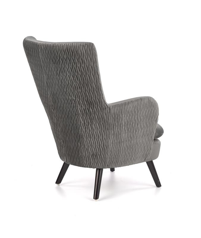 Poze Fotoliu Ravel velvet gri – H100 cm