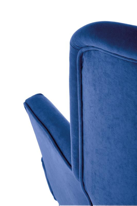 Poze Fotoliu tapitat Delgado velvet bleumarin – H100 cm