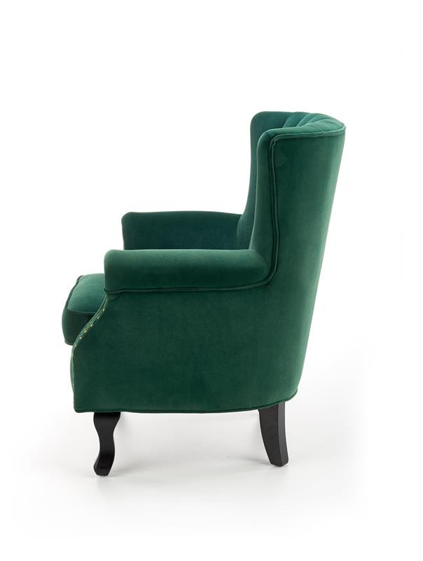 Poze Fotoliu Titan velvet verde – H87 cm