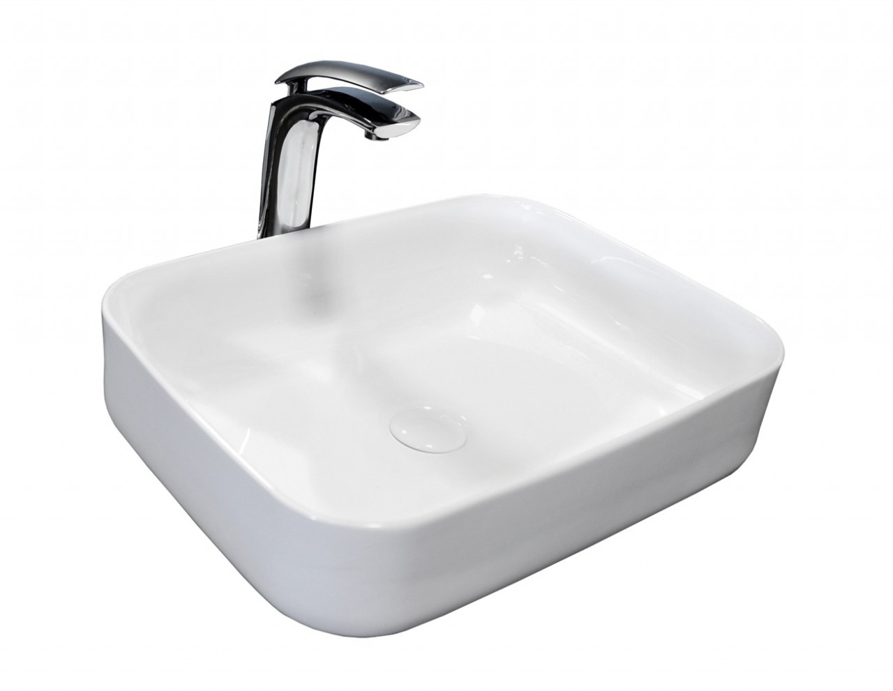 Poze Lavoar Demi Slim Alb ceramica sanitara - 51 cm