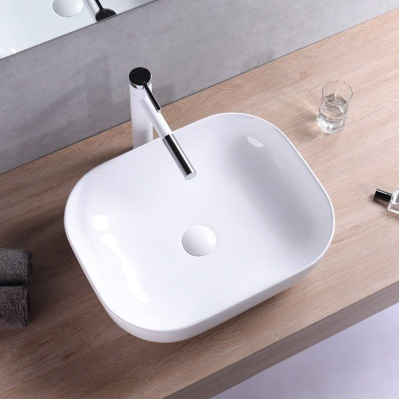 Poze Lavoar Mona slim alb - L50,5 cm