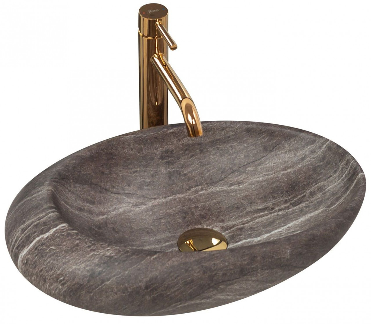 Poze Lavoar Roxy D Stone ceramica sanitara - 49 cm