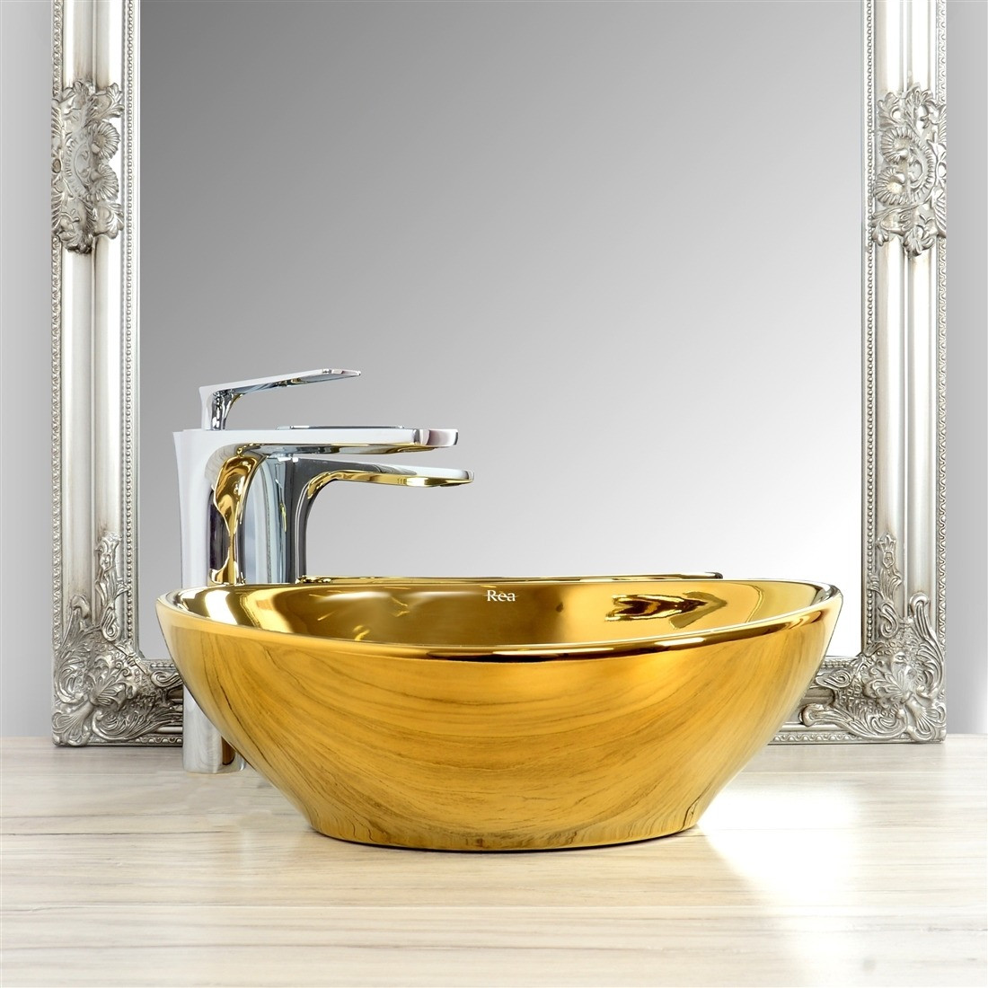 Poze Lavoar Sofia Gold ceramica sanitara - 41 cm