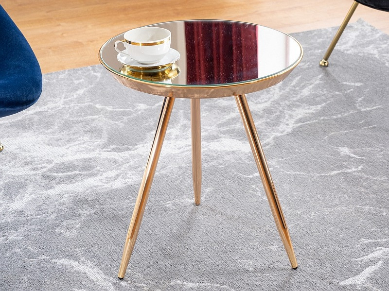 Poze Masa de cafea Bora C Gold – Ø41 x h46 cm