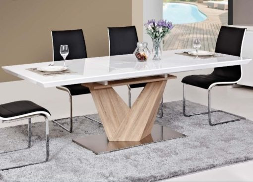 Poze Masa extensibila Alaras – L 160 – 220 x l 85 x h 75 cm
