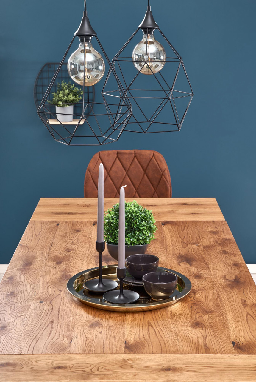 Poze Masa extensibila Horus stejar - L126/206xl80xh76 cm