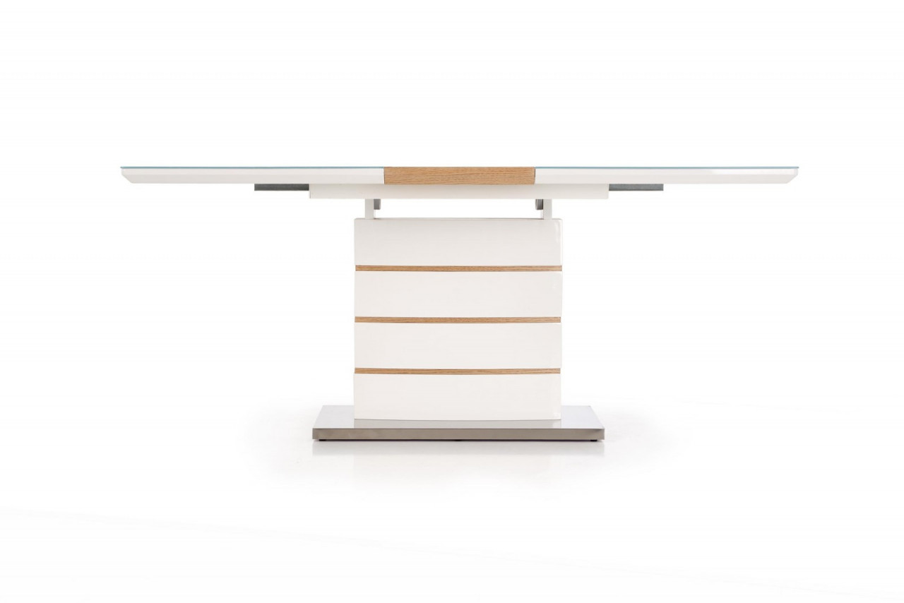 Poze Masa extensibila metal + MDF Toronto - L 140-180 x l 80 x h 76 cm