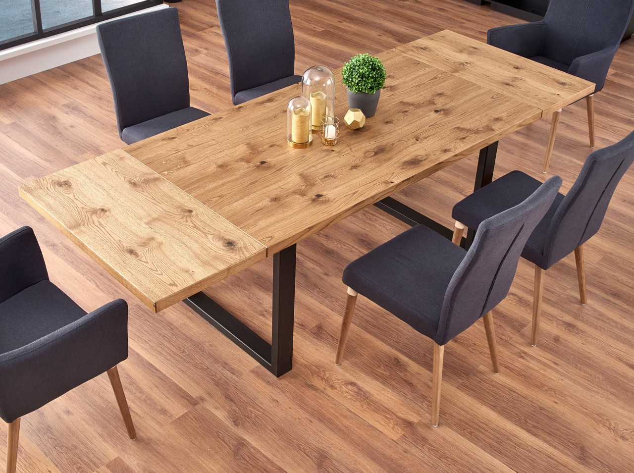 Poze Masa extensibila Perez stejar - L160/250xl90xh76 cm