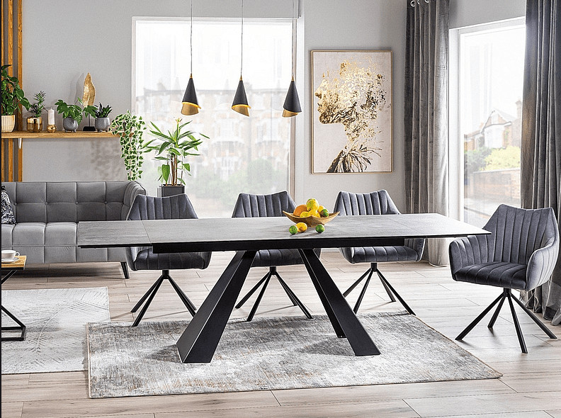 Poze Masa Extensibila Salvadore Ceramica – l90 x h76 x L160-240 cm