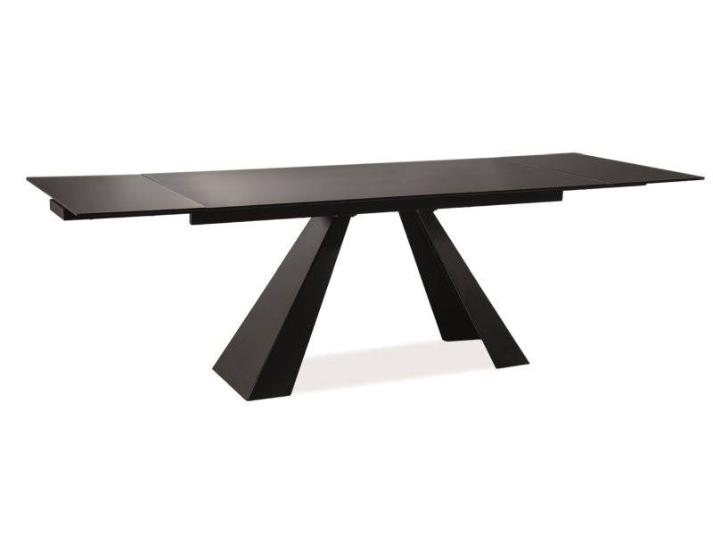 Poze Masa extensibila Salvadore negru mat L160-240xl90 cm