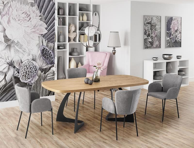 Poze Masa extensibila Veldon stejar – H75