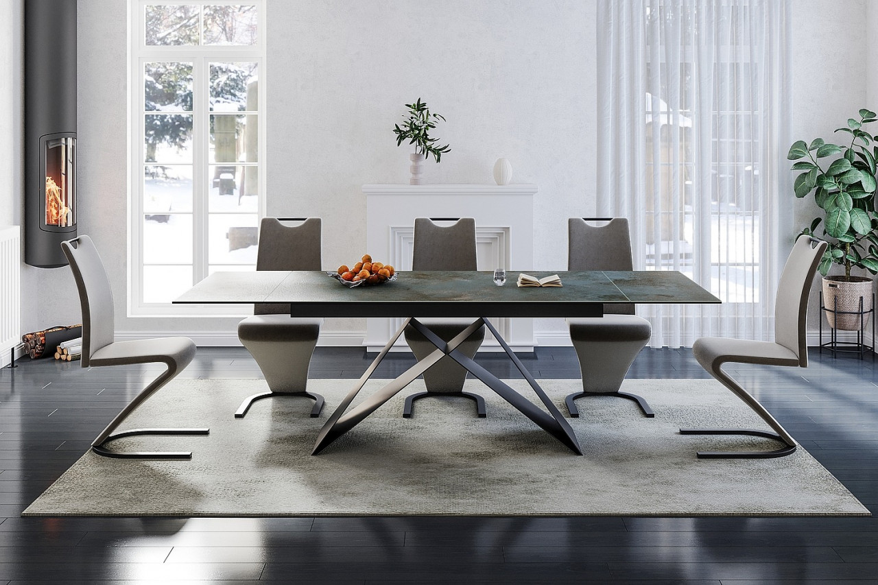 Poze Masa extensibila Westin Ceramic Ossido Turcoaz - L160-240 cm