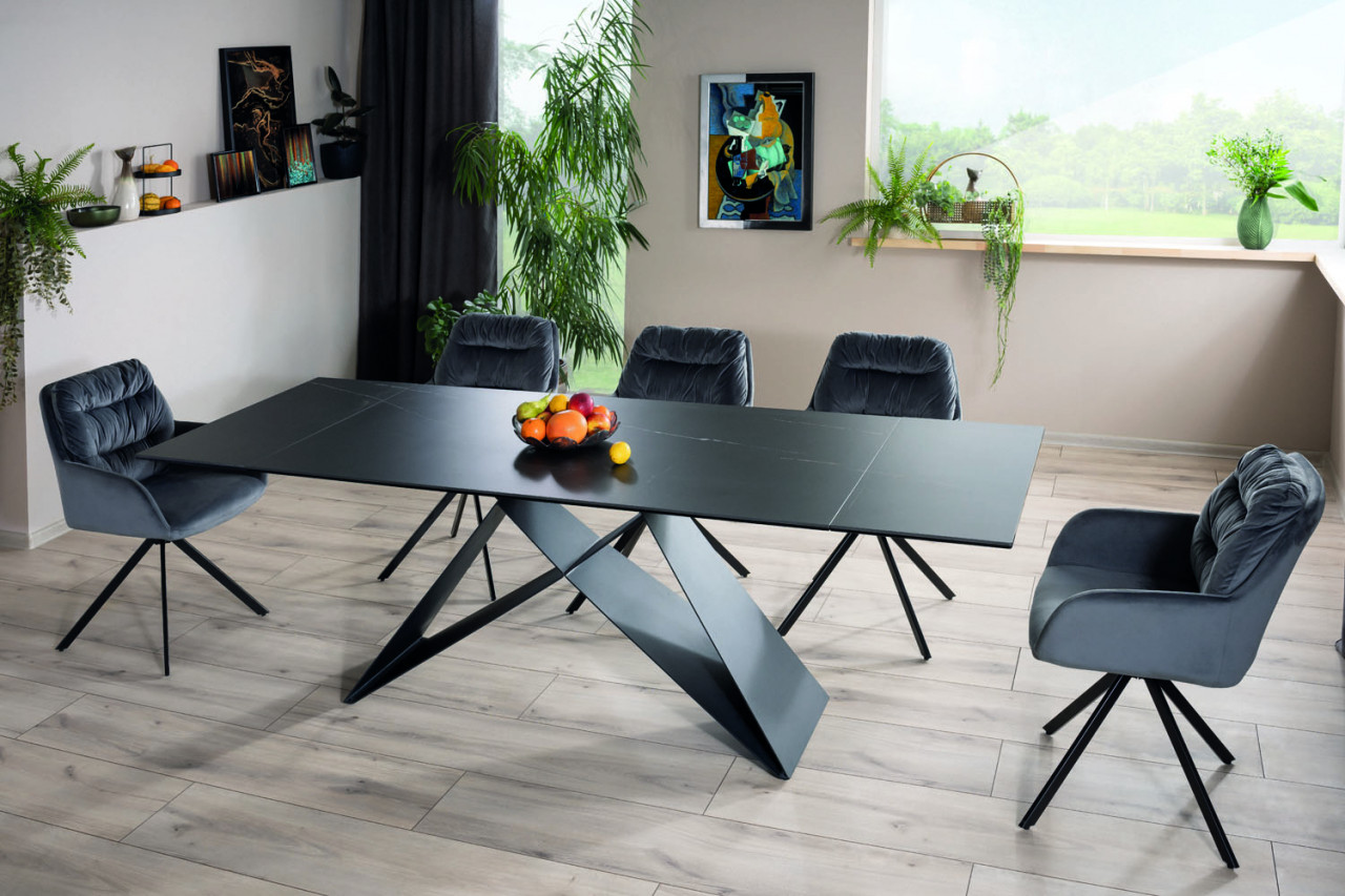 Poze Masa extensibila Westin Ceramic Sahara Negru - L160-240 cm