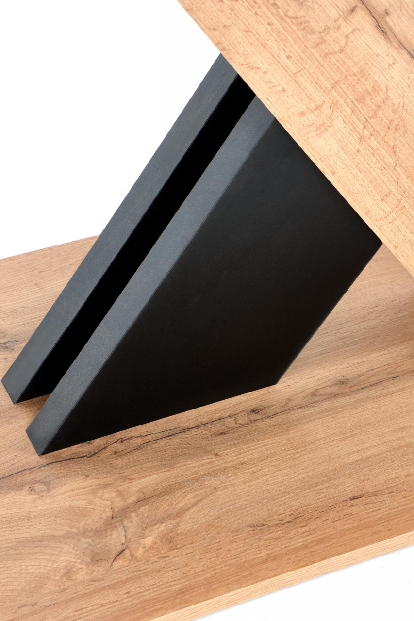 Poze Masa extensibila Xarelto L130-175 cm stejar wotan/negru