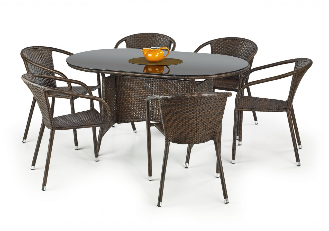 Poze Masa Master rattan/maro L150xl90xh74 cm