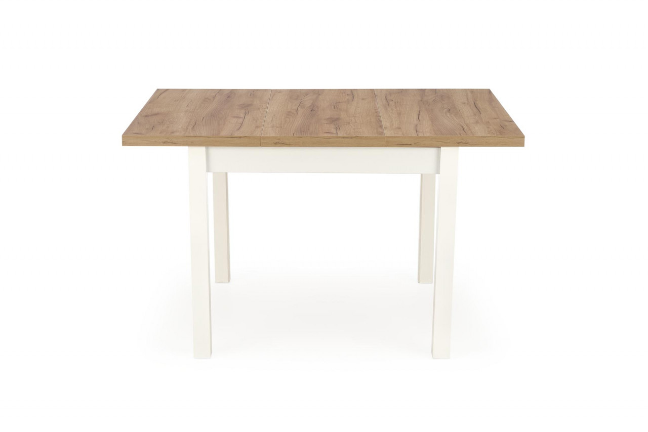 Poze Masa patrata Tiago extensibila L90-125 cm stejar craft/alb