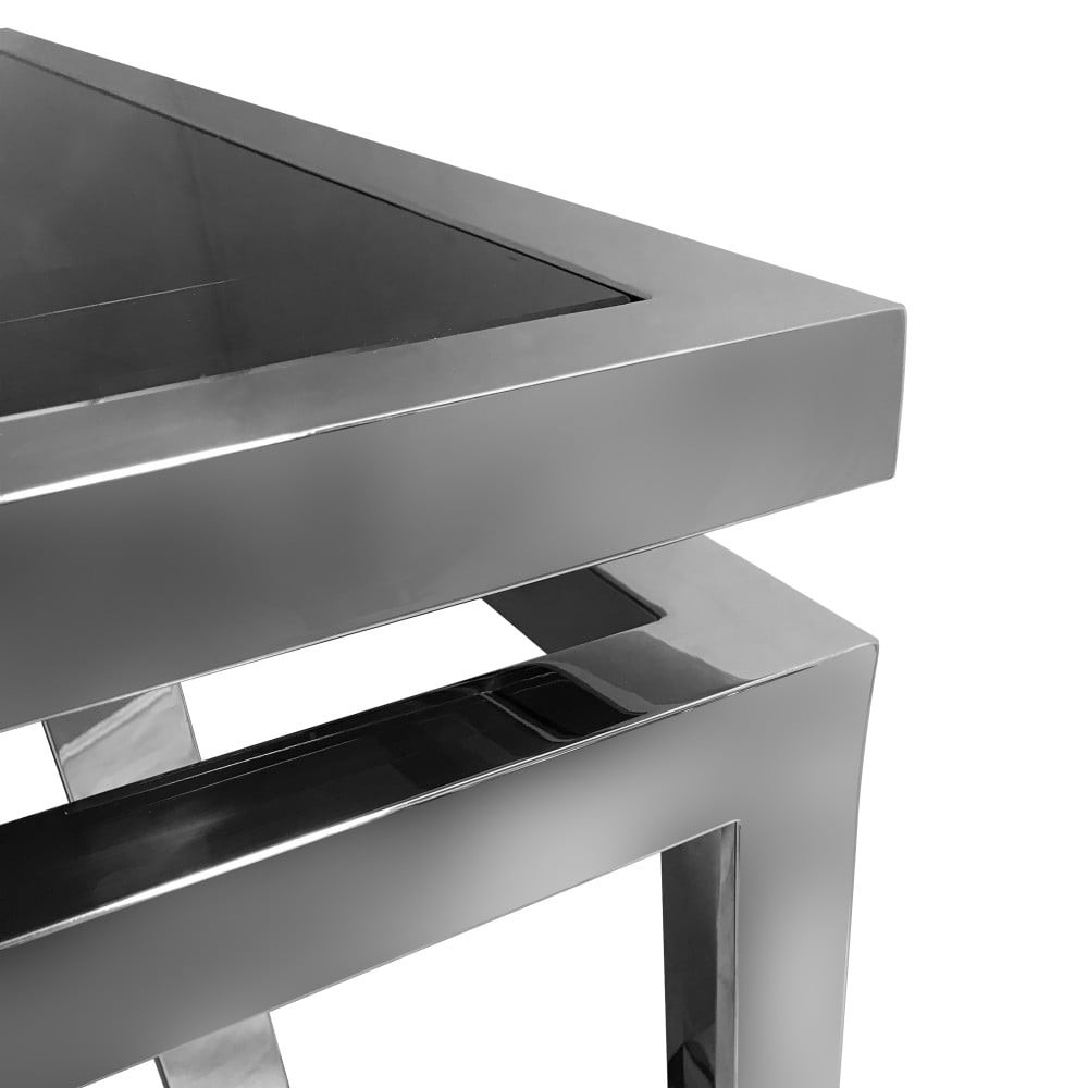 Poze Masuta cafea Florian silver – H45 cm