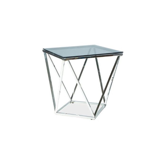 Poze Masuta cafea Silver B argintie - L 50 x l 50 x h 53 cm