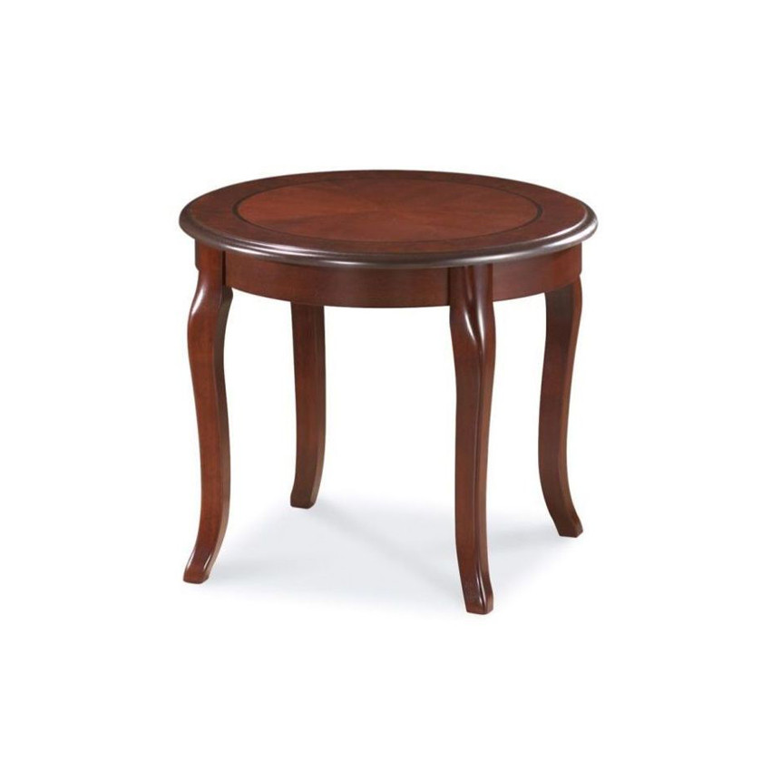 Masuta de cafea royal d nuc inchis - h 50 x d 60 cm