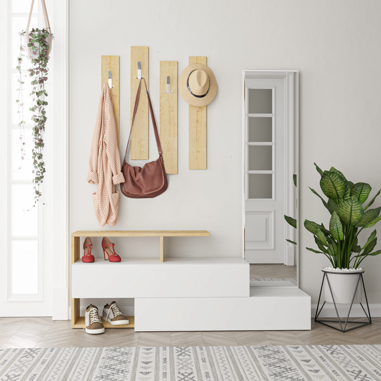 Poze Mobilier de hol Ramda stejar